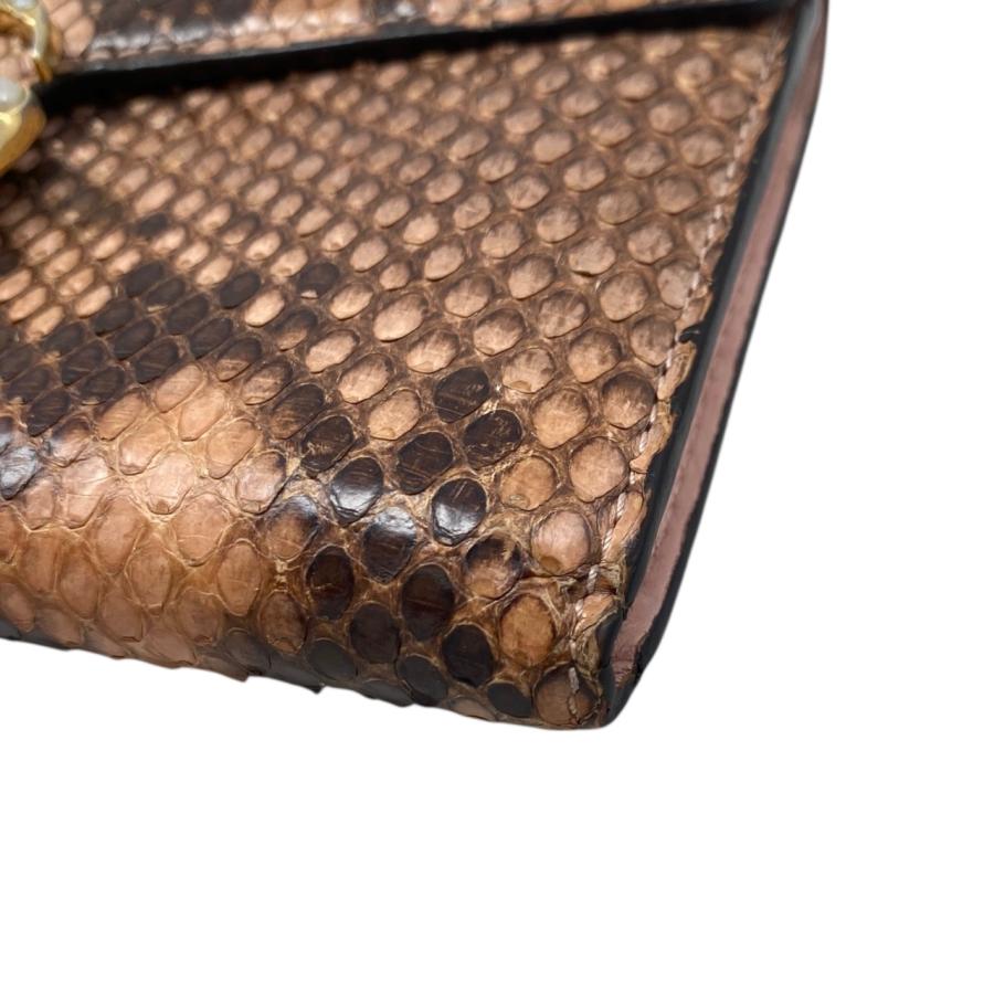 GUCCI グッチ二つ折り財布シマレザーダークブラウン GUCCI グッチ 二つ折り長財布 グッチシマ レザー ダークブラウン