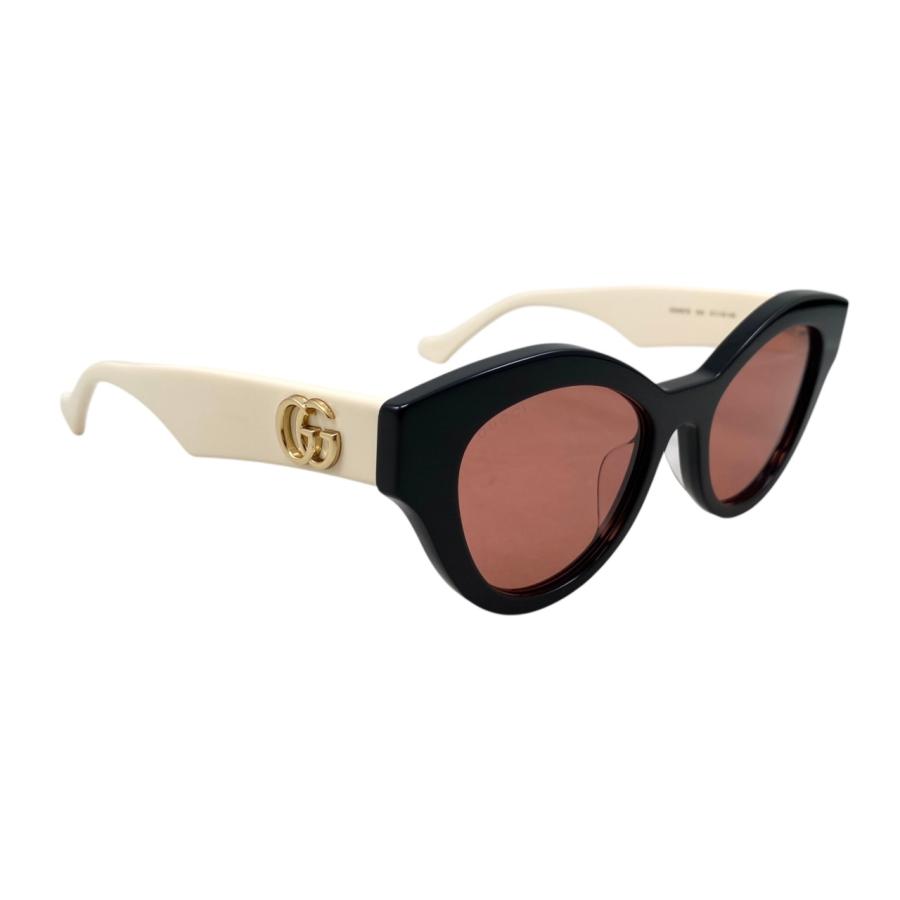 GUCCI（グッチ） サングラス ダブルG GG0957S ブラック ホワイト