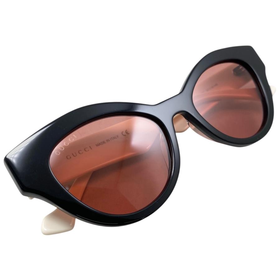 GUCCI（グッチ） サングラス ダブルG GG0957S ブラック ホワイト