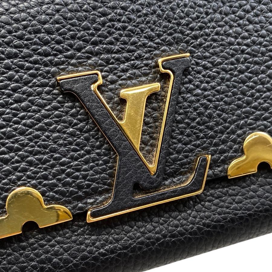 ルイヴィトン ポルトフォイユ カプシーヌ M64551 二つ折り長財布 ノワール LOUIS VUITTON ルイヴィトン 2つ折り長財布 ポルトフォイユ