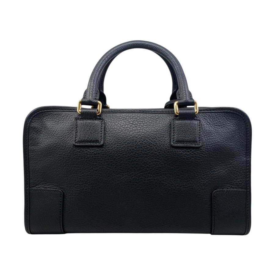 ■美品■LOEWE トートバッグ　ハンドバッグ　アマソナ28 アナグラム 黒 LOEWE ロエベ ハンドバッグ ショルダーバッグ アマソナ28 352.95