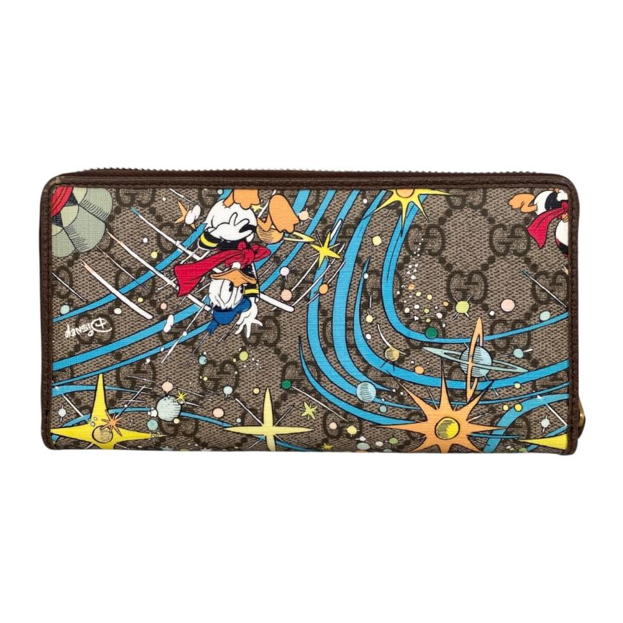 GUCCI ディズニー ドナルドダック 財布 GUCCI グッチ×ディズニーコラボ 長財布 ジップアラウンド