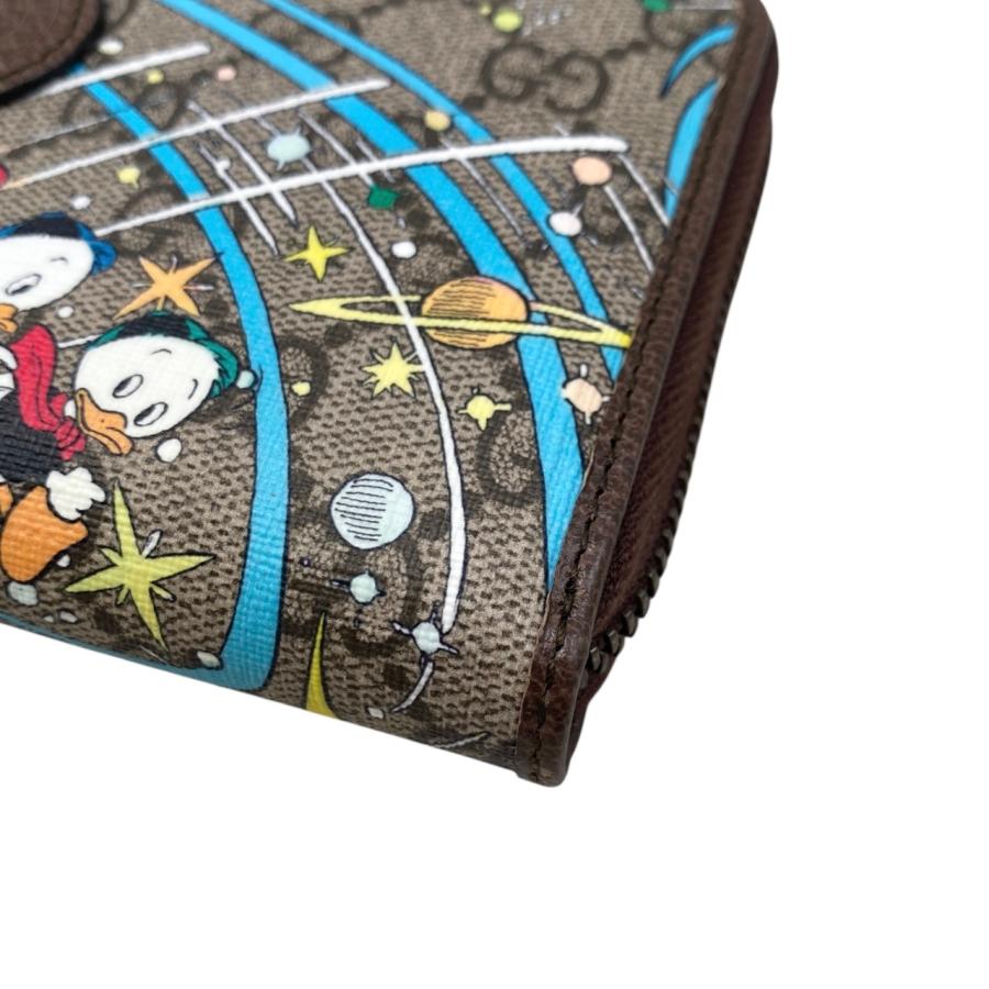 GUCCI ディズニー ドナルドダック 財布 GUCCI グッチ×ディズニーコラボ 長財布 ジップアラウンド