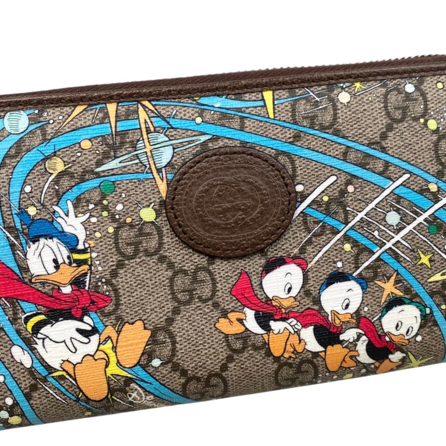 GUCCI グッチ×ディズニーコラボ 長財布 ジップアラウンド