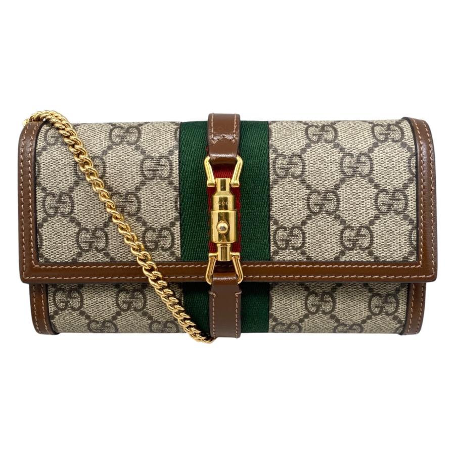 ✨未使用に近い✨　GUCCI 長財布　ジャッキー　ニュージャッキー　二つ折り GUCCI（グッチ） ショルダーバッグ ジャッキー 1961 チェーン付き