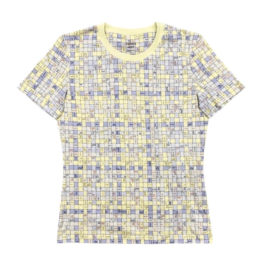 HERMES（エルメス） 半袖Tシャツ ボルデュックチェックマイクロ