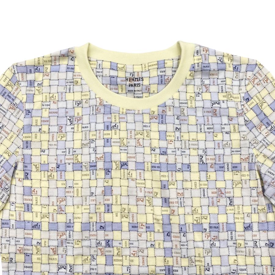 HERMES（エルメス） 半袖Tシャツ ボルデュックチェックマイクロ