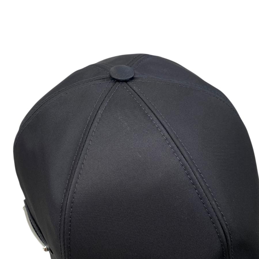 プラダ　ベースボールキャップ　トライアングルロゴ　リナイロン　黒　XLサイズ Amazon | [Prada] [プラダ] キャップ 帽子 テスート リナイロン