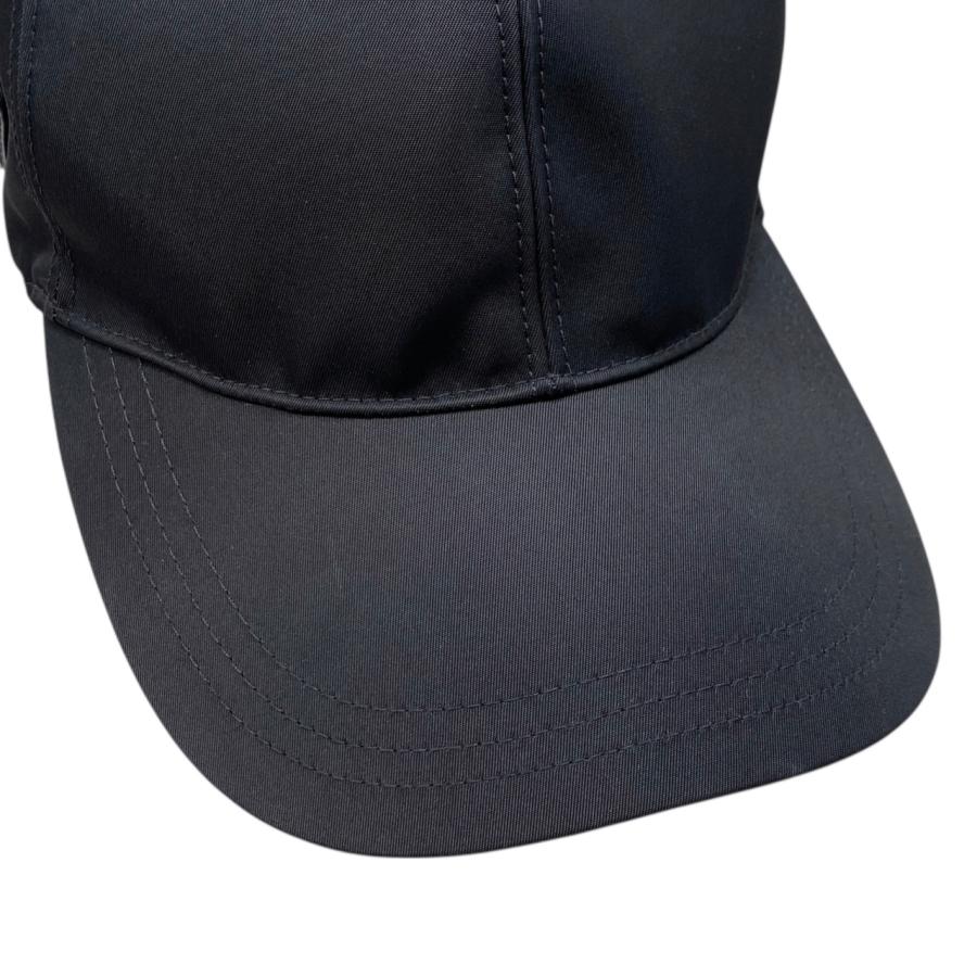 【未使用級】PRADA Re-Nylon ベースボール キャップ 黒 ブラック ☆Prada プラダ☆Re-Nylon ベースボールキャップ ブラック (PRADA