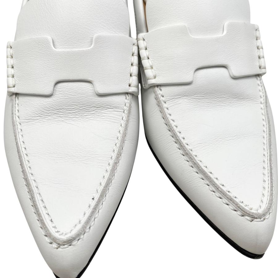 HERMES（エルメス） パンプス グロリアス Hロゴ 35サイズ レザー