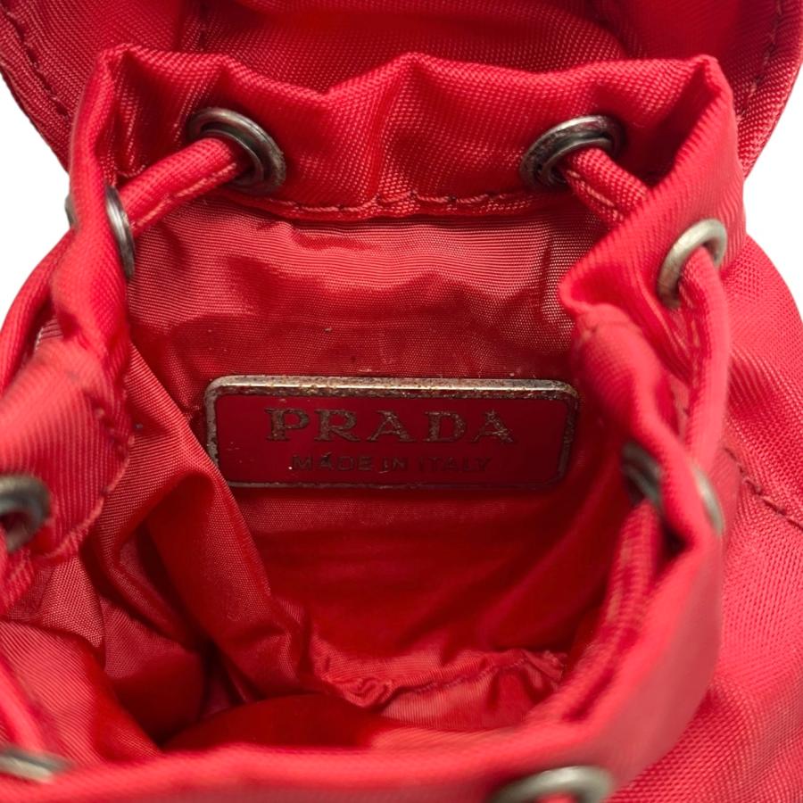 PRADA（プラダ） バッグチャーム バックパックモチーフ キーホルダー