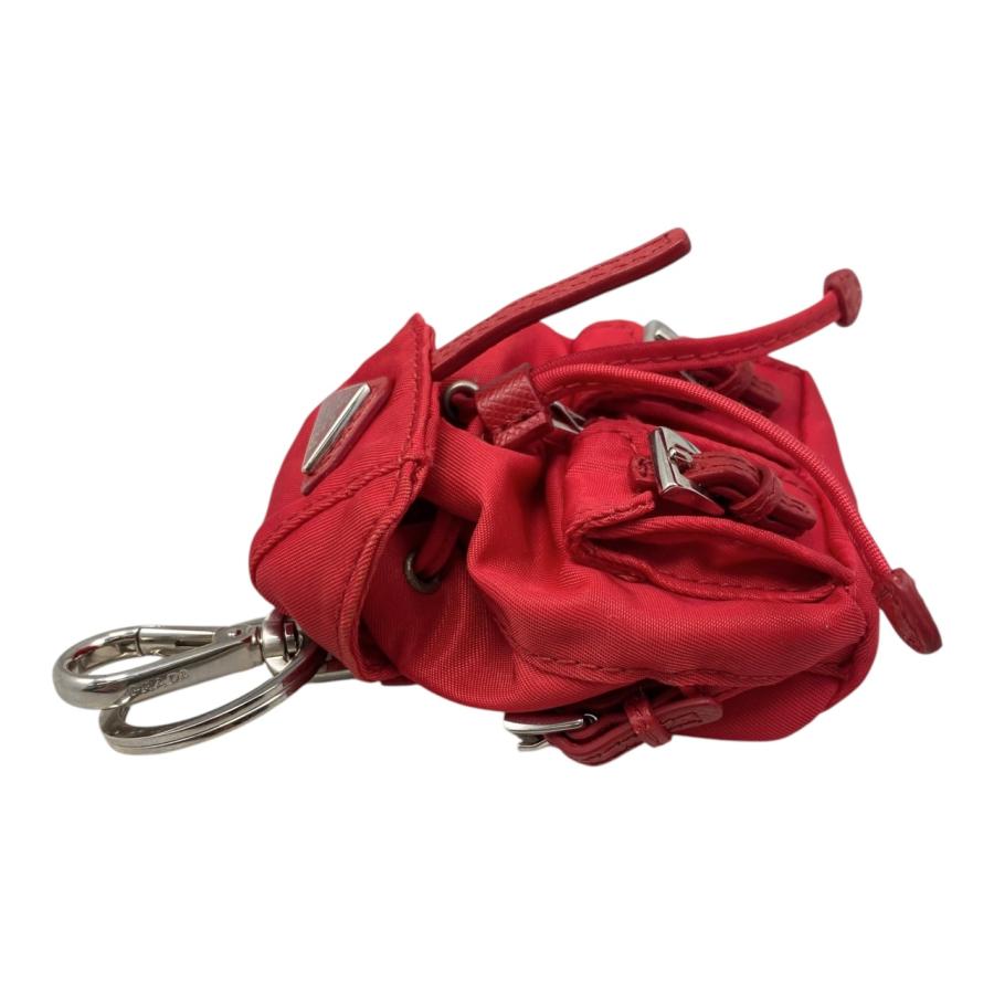 PRADA（プラダ） バッグチャーム バックパックモチーフ キーホルダー