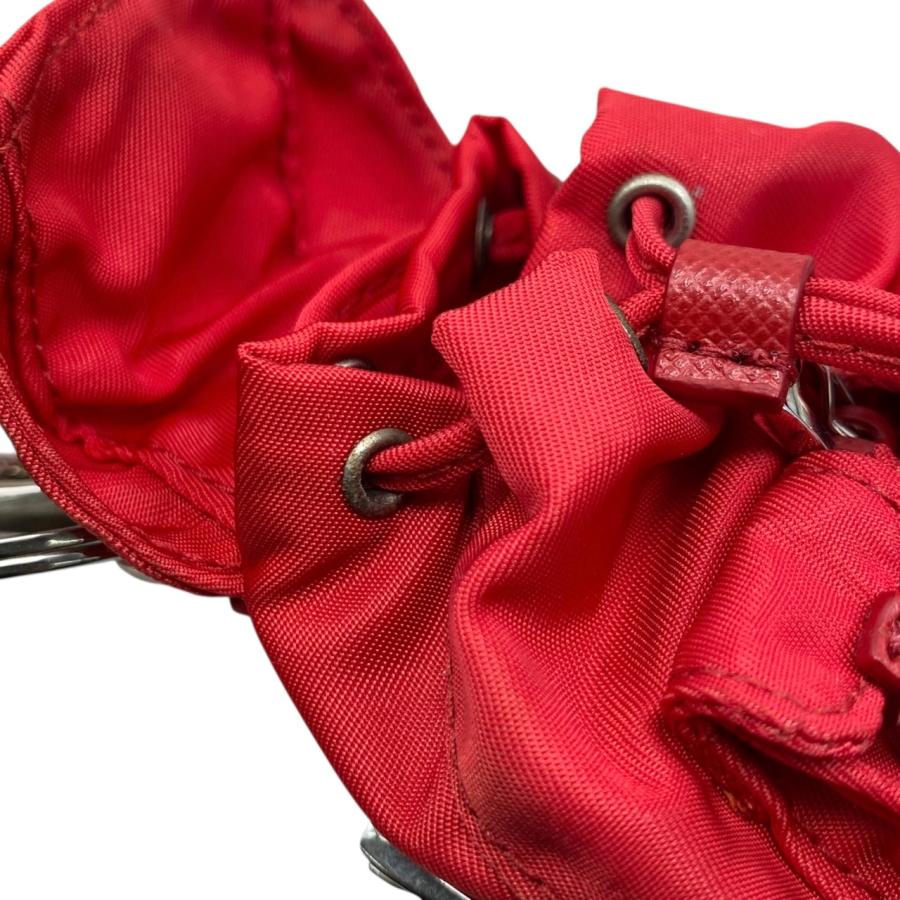 PRADA（プラダ） バッグチャーム バックパックモチーフ キーホルダー