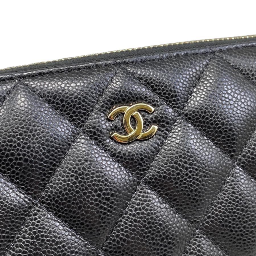 【売り切り激安価格】CHANEL　シャネル　キャビアスキンクラッチバッグ シャネル/クラッチバッグ/マトラッセ/黒/キャビアスキンの買取実績