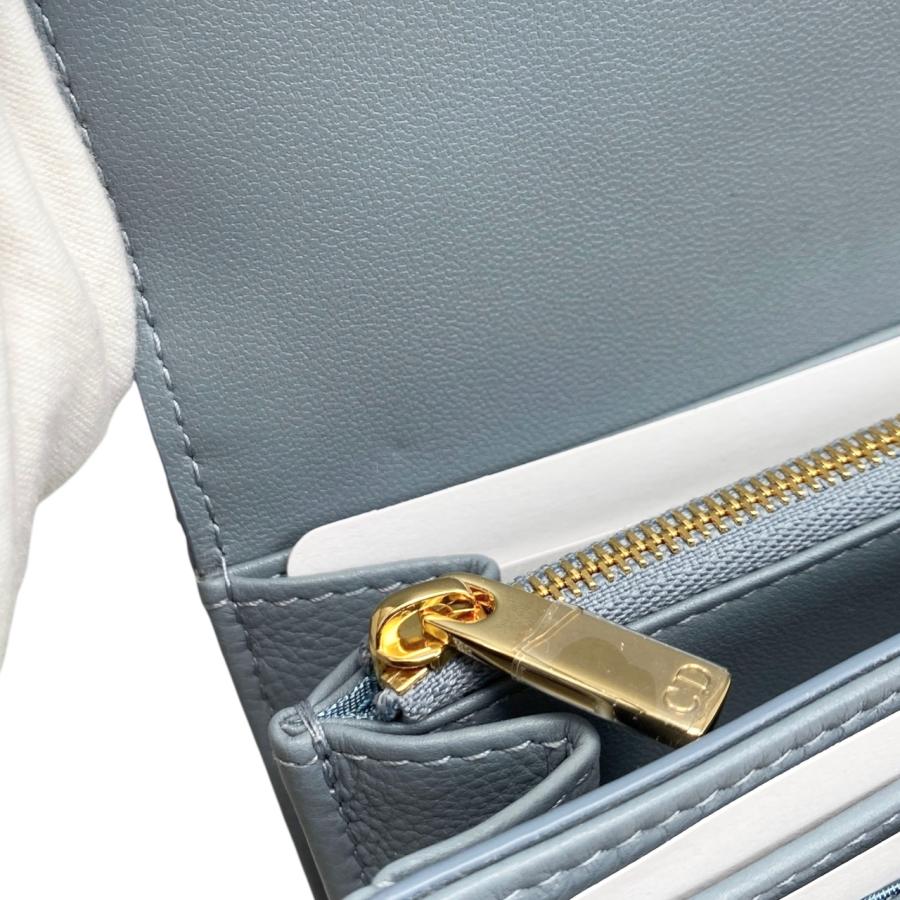 クリスチャンディオール 2つ折り長財布 カロ オーキッド ロング  