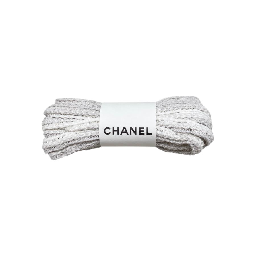 美品　超人気商品CHANEL ホワイト シルバー スニーカー　37サイズ 最終価格‼️CHANEL シャネル スニーカー シルバー 37サイズ 新品