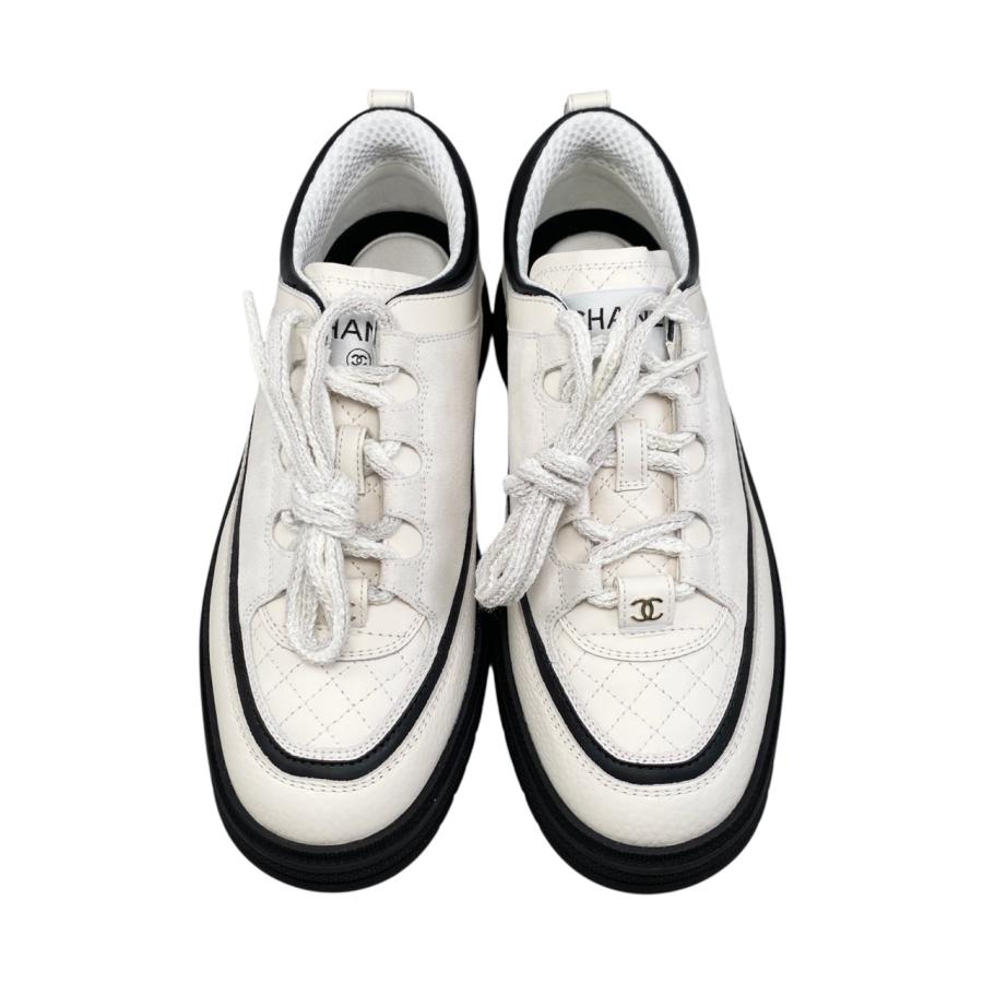 CHANEL シャネル スニーカー マトラッセ ココマーク G46258 37