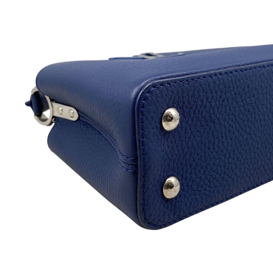 ルイヴィトン トリヨン ロックミーバケット ショルダーバッグ ネイビー レザー LOUIS VUITTON ルイヴィトン ロックミーII BB ショルダーバッグ レザー