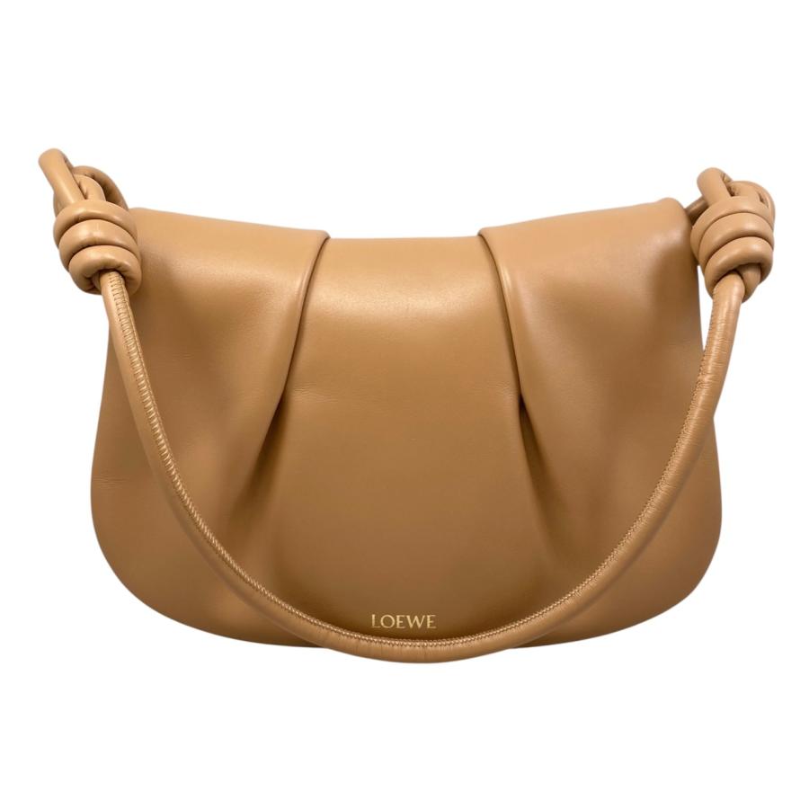LOEWE ベージュ ショルダーバッグ LOEWE（ロエベ）の「パズルエッジ バッグ スモール（ソフト