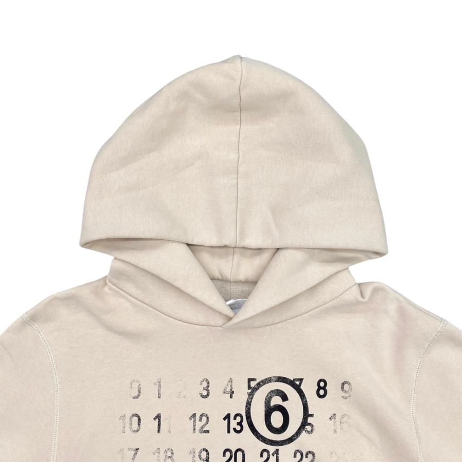Maison Margiela ナンバリングロゴ フーディー オーバーサイズ Maison Margiela メゾンマルジェラ パーカー エムエム6