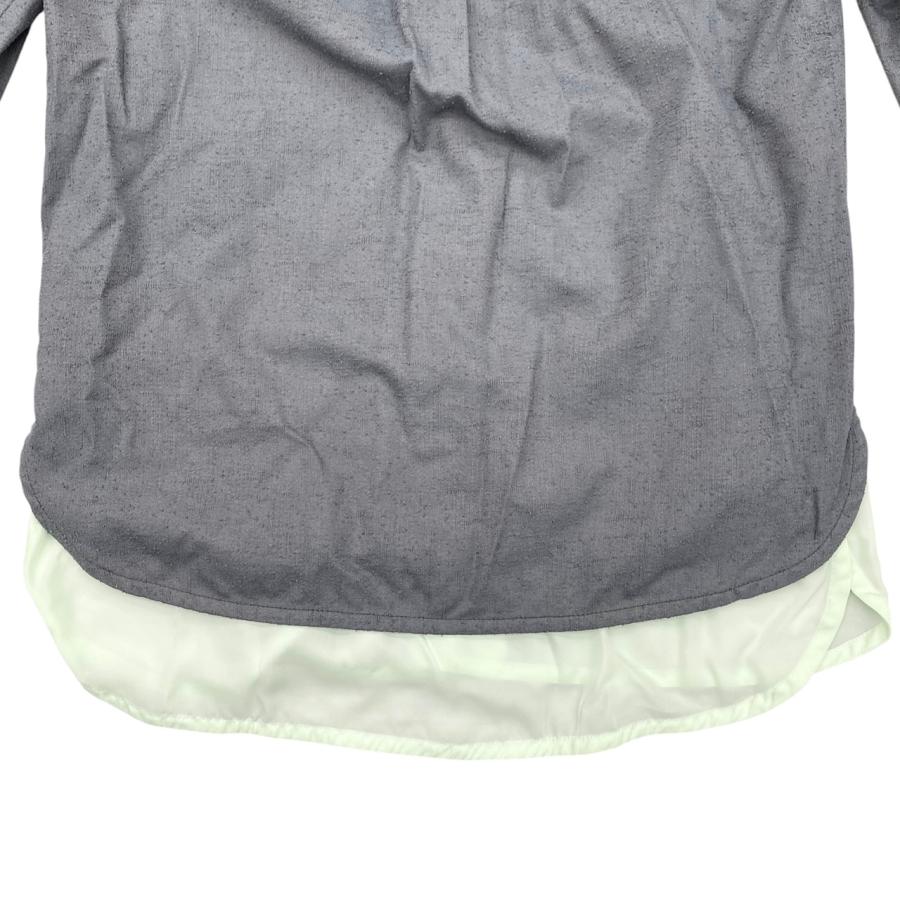 BOTTEGA VENETA ボッテガヴェネタ 23SS ダブルレイヤードシャツ ホワイト パープル 36 738507 V2SM0 BOTTEGA VENETA（ボッテガ・ヴェネタ） 長袖シャツ ダブルレイヤード