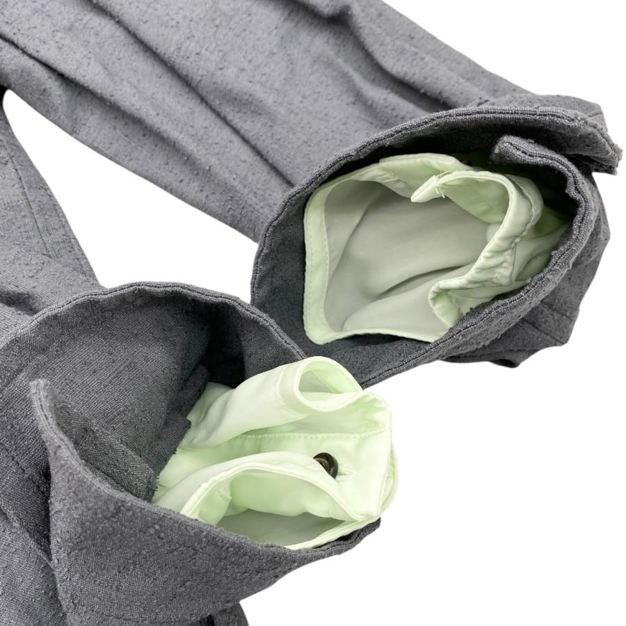 BOTTEGA VENETA ボッテガヴェネタ 23SS ダブルレイヤードシャツ ホワイト パープル 36 738507 V2SM0 BOTTEGA VENETA（ボッテガ・ヴェネタ） 長袖シャツ ダブルレイヤード