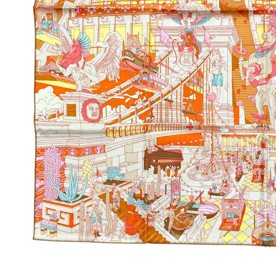 HERMES（エルメス） シルクスカーフ カレ90 翼のある馬の伝説 H003517S