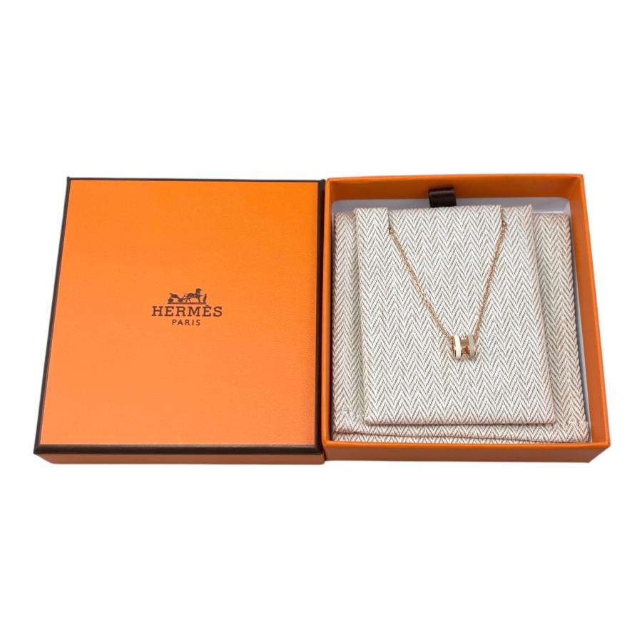 HERMES エルメス ネックレス ミニポップH アッシュ ロカバール