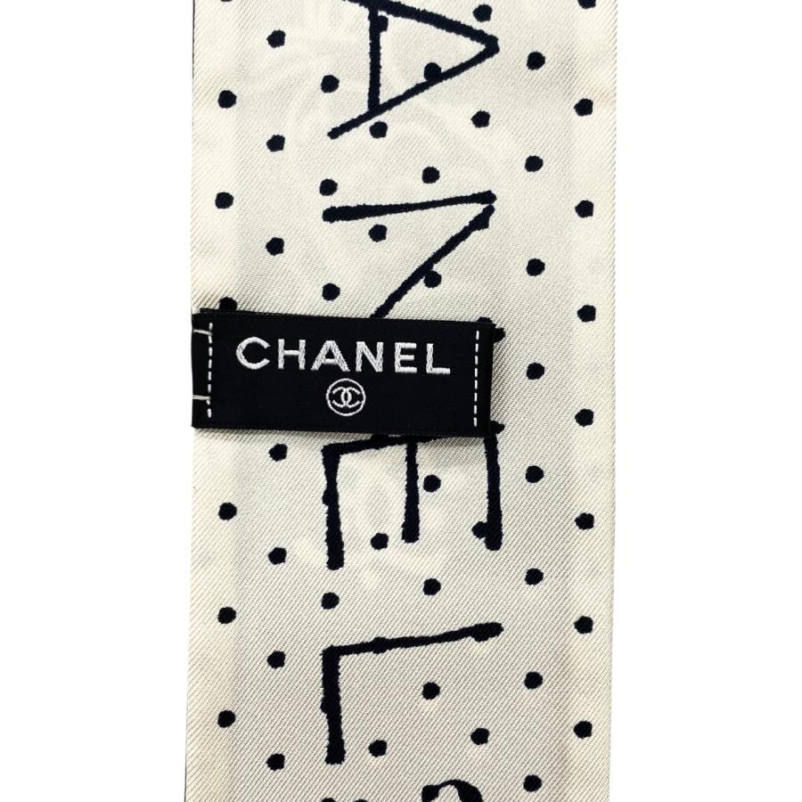 CHANEL シャネル　ヘアバンド　スカーフ CHANEL】シャネル シルク ツイリー ヘア バンド (CHANEL