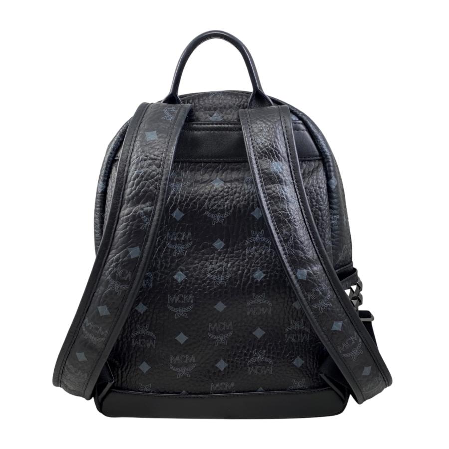 MCMリュック MMK6SVE37BK001 BLACK （SMALL)正規品 MCM（エムシーエム） リュックサック スターク サイドスタッズ バック