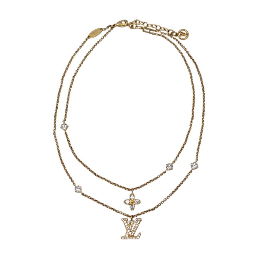 LOUIS VUITTON ルイヴィトン ネックレス・レディ LV M01845 モノグラム