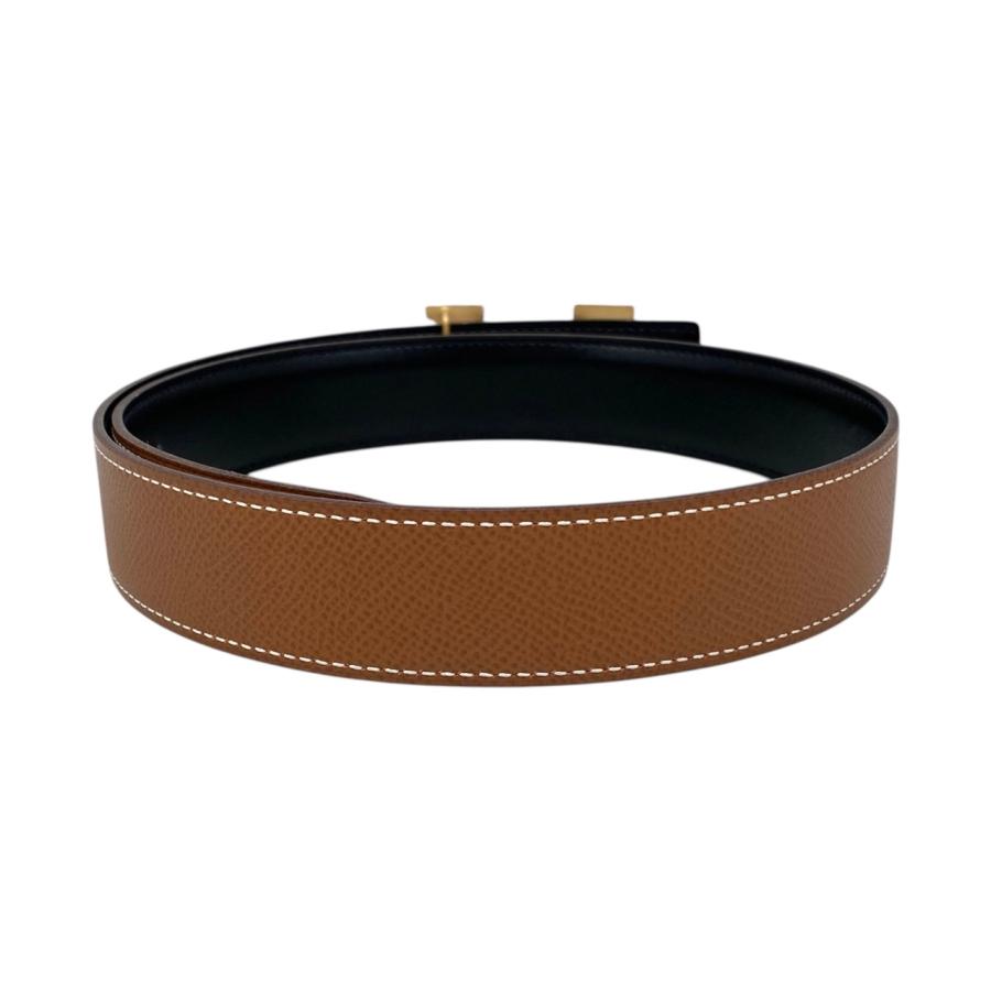 HERMES エルメス ブラウン レザー ベルト Hバックル たき HERMES エルメス ベルト リバーシブル バックル ○Z刻印 レザー Hロゴ