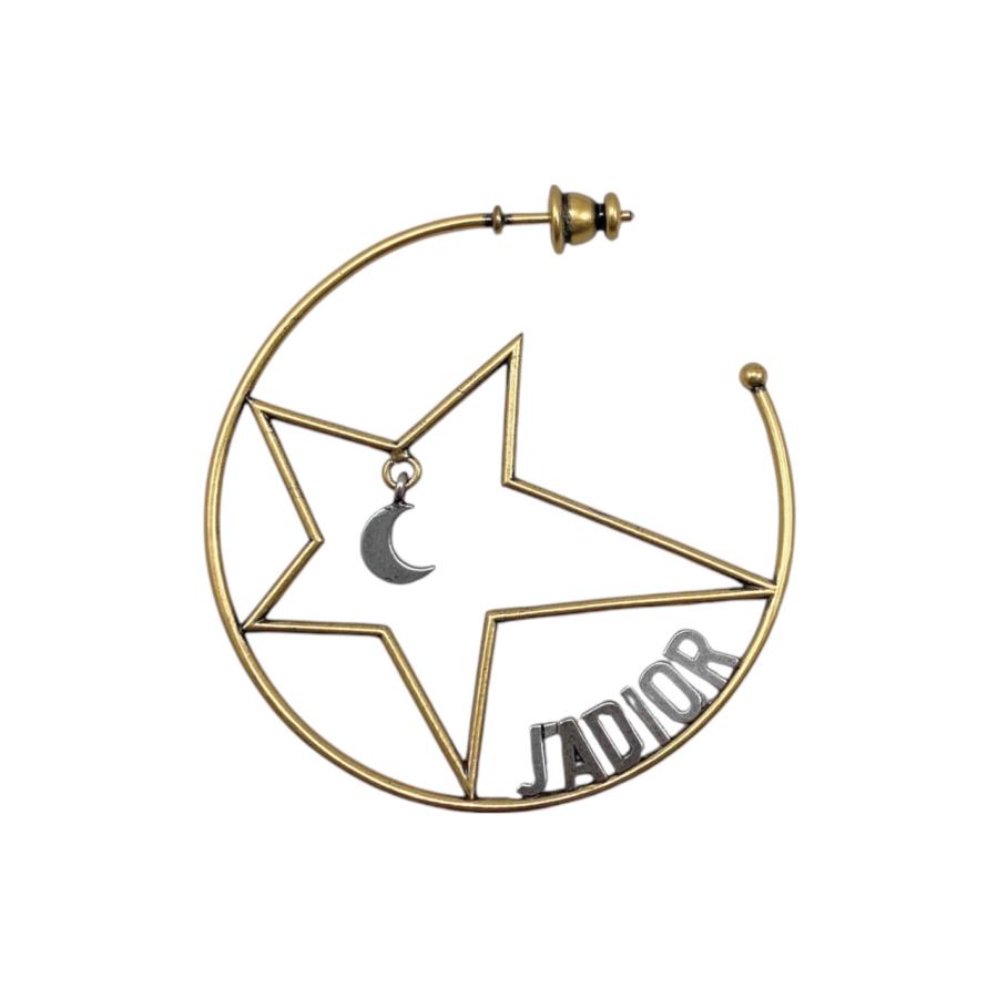Dior 月と星 フープピアス Dior 月と星 フープピアス Dior 月と星 フープピアス