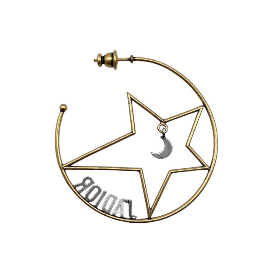 Christian Dior（クリスチャン・ディオール） フープピアス スター
