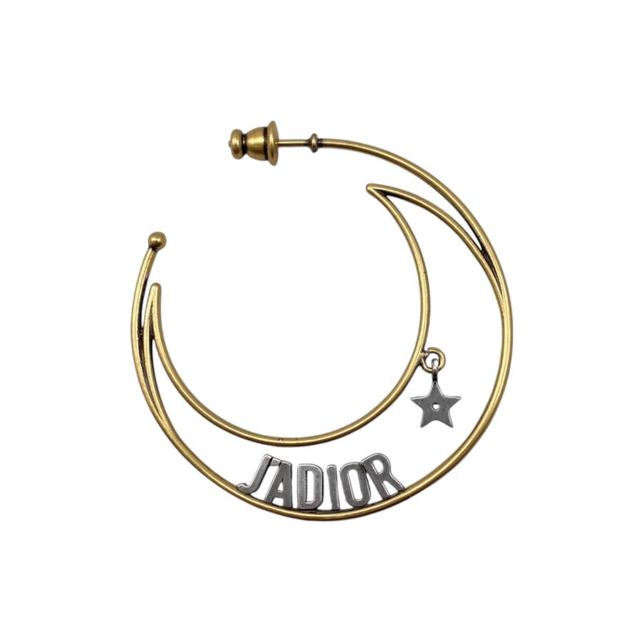 Christian Dior（クリスチャン・ディオール） フープピアス スター