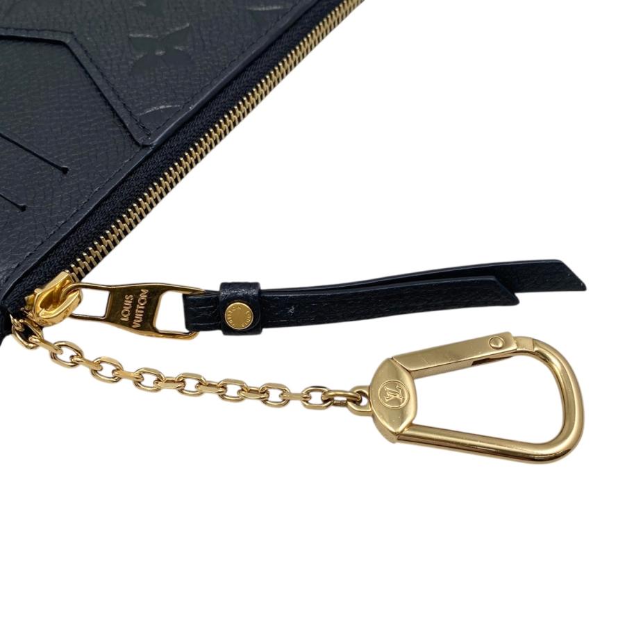 【極美品 IC搭載】ルイヴィトン アンプラント ケース レクトヴェルソ 黒 なすルイヴィトン アンプラント ポルトカルト レクトヴェルソ コイン