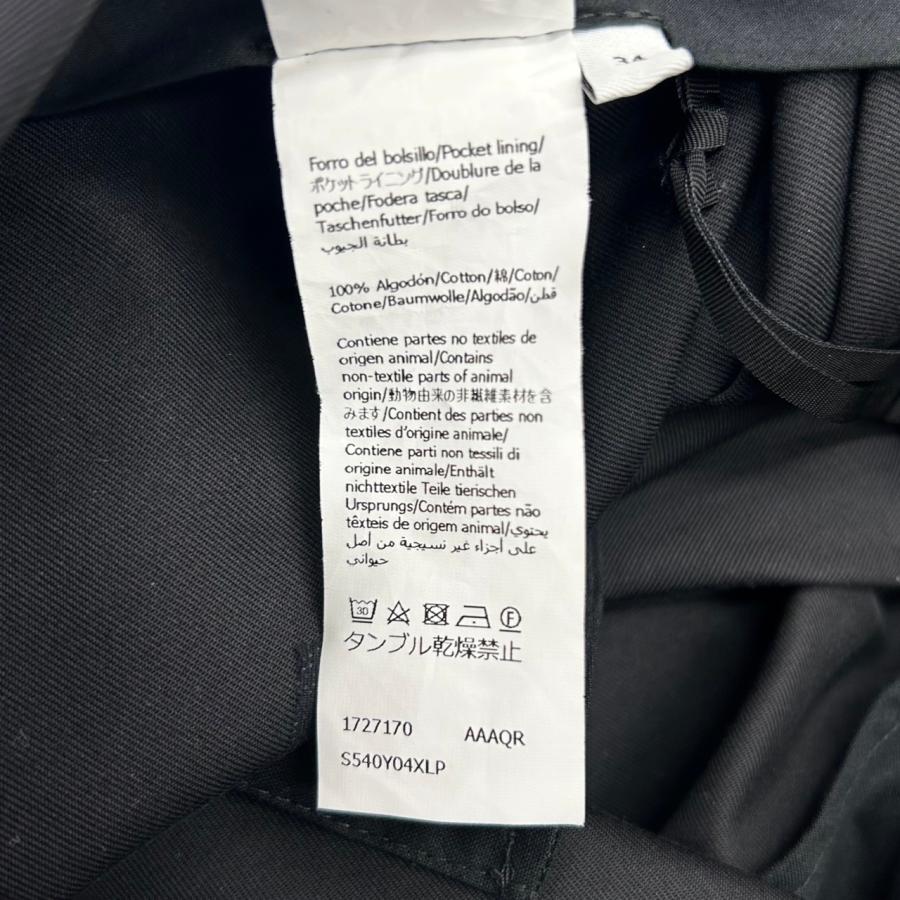 LOEWE ロエベ パンツ ドレープ S540Y04XLP 34サイズ ハンドギャザー