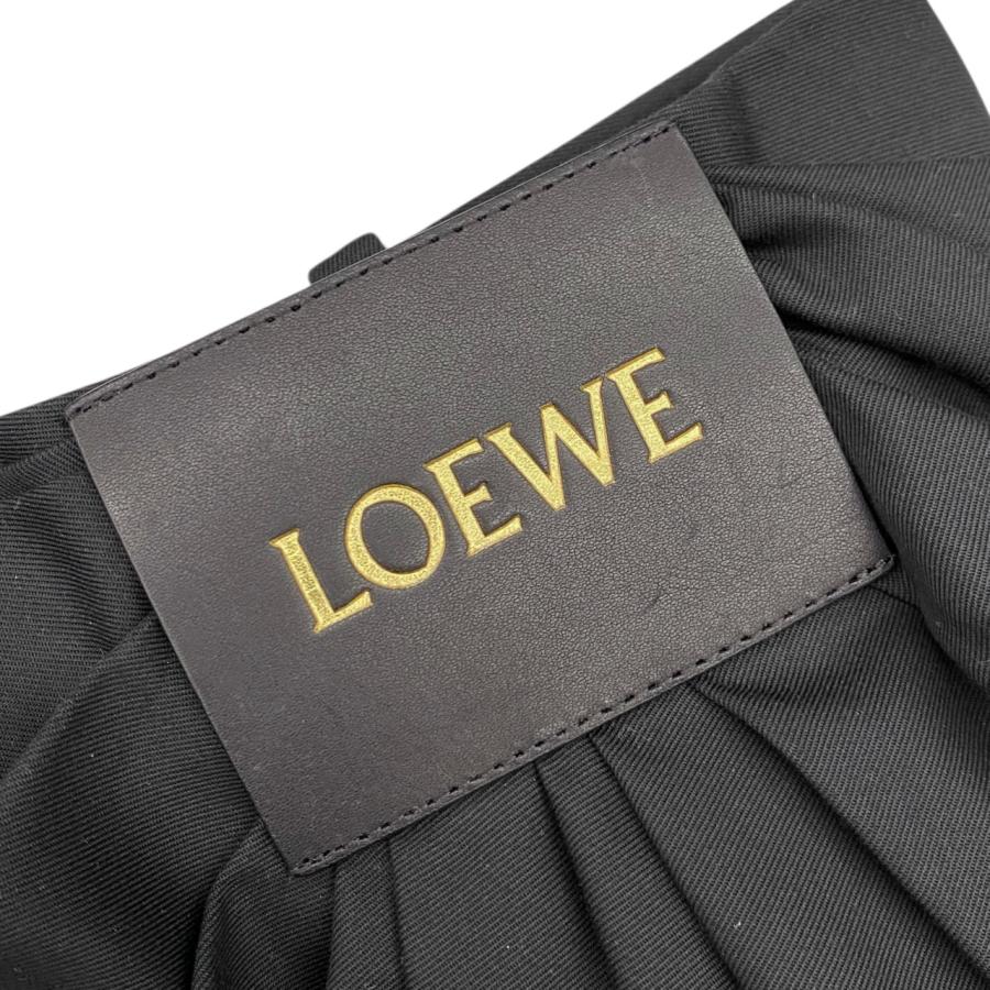 LOEWE（ロエベ） パンツ ドレープ S540Y04XLP 34サイズ ハンドギャザー