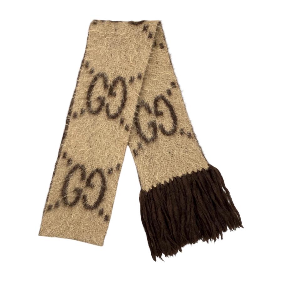 GUCCI（グッチ） マフラー ジャンボGG フリンジ 638680 モヘア