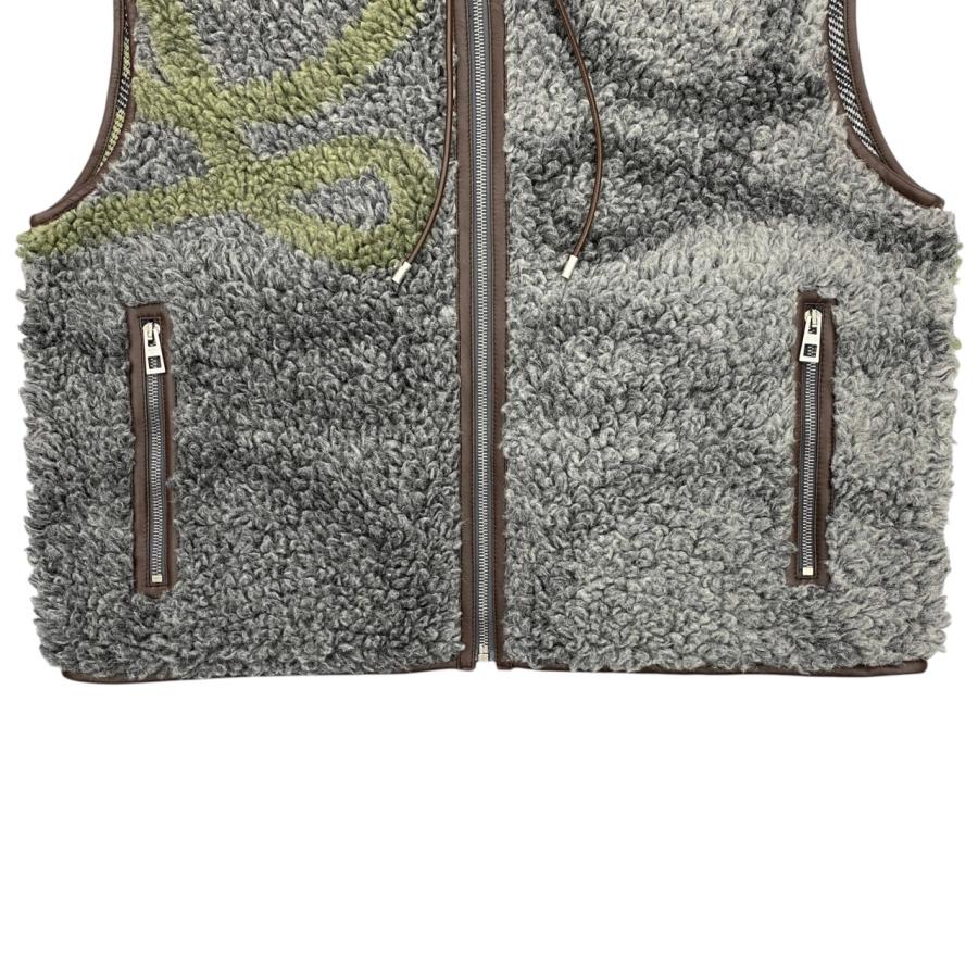 LOEWE（ロエベ） ジレ アナグラム フリース ボアベスト H526Y02X36 XS