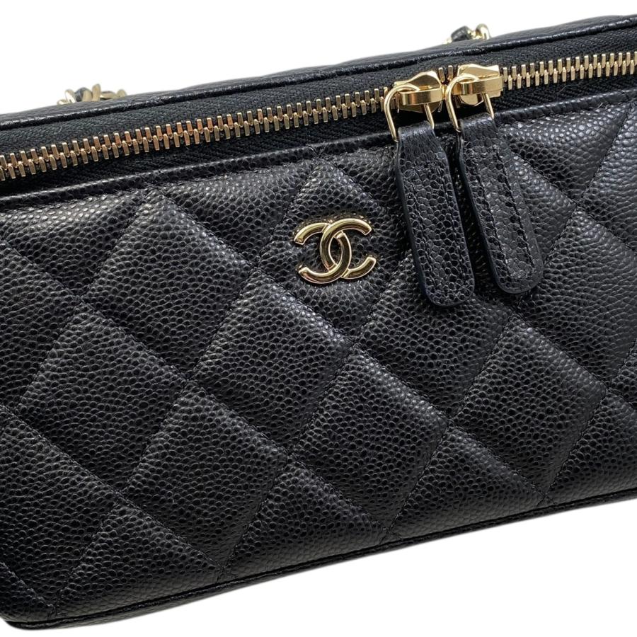 シャネル CHANEL スモールヴァニティ AP1341 キャビアスキン レディース ショルダーバッグ CHANEL（シャネル） ショルダーバッグ バニティ チェーンバッグ AP1341