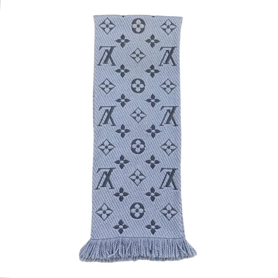 LOUIS VUITTON マフラー エシャルプ・ロゴマニア ウール×シルク LOUIS VUITTON（ルイ・ヴィトン） 【美品】LOUIS VUITTON マフラー