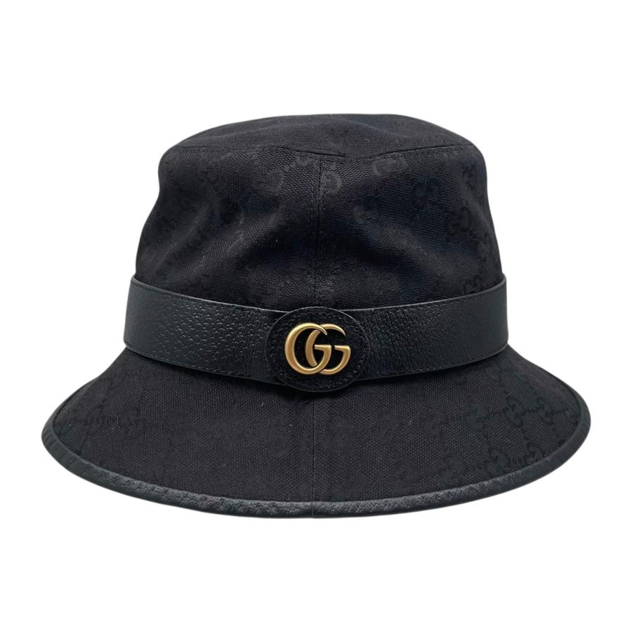GUCCI（グッチ） 帽子 GGキャンバス バケットハット 576587 Lサイズ