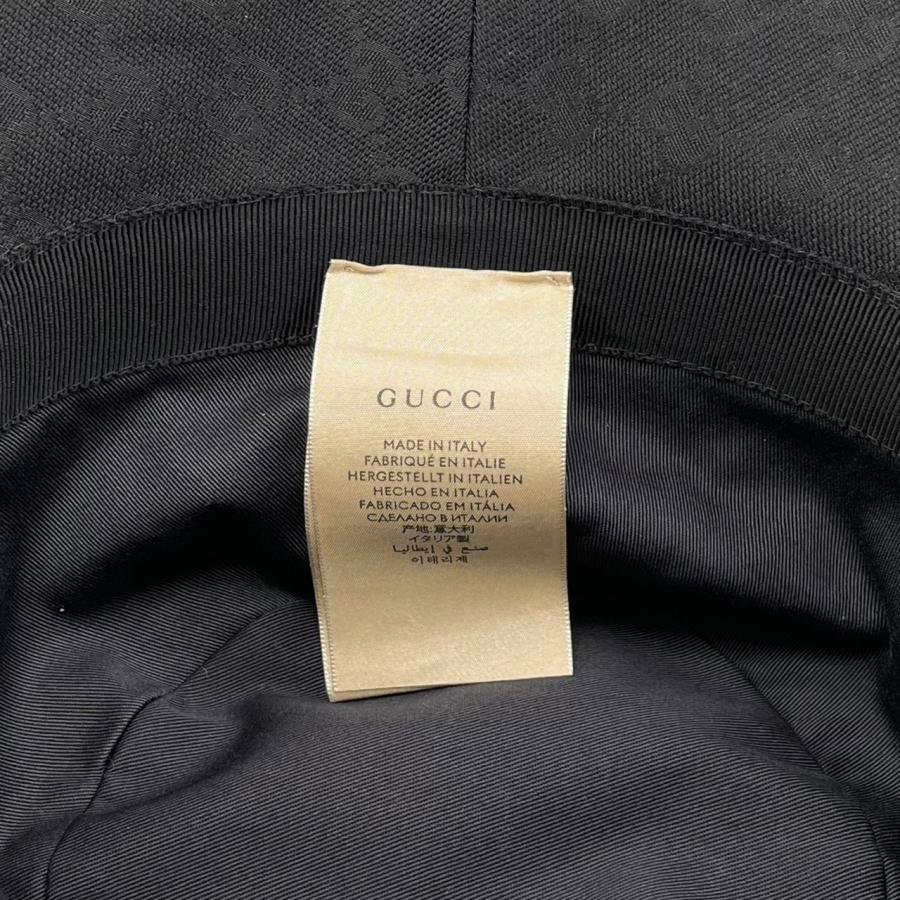 GUCCI（グッチ） 帽子 GGキャンバス バケットハット 576587 Lサイズ