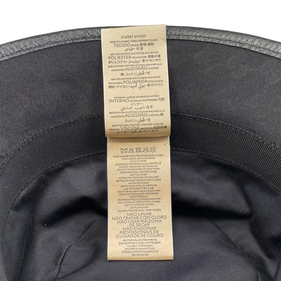 GUCCI（グッチ） 帽子 GGキャンバス バケットハット 576587 Lサイズ