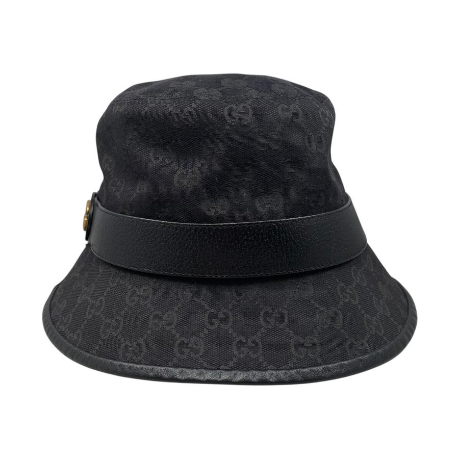 GUCCI（グッチ） 帽子 GGキャンバス バケットハット 576587 Lサイズ