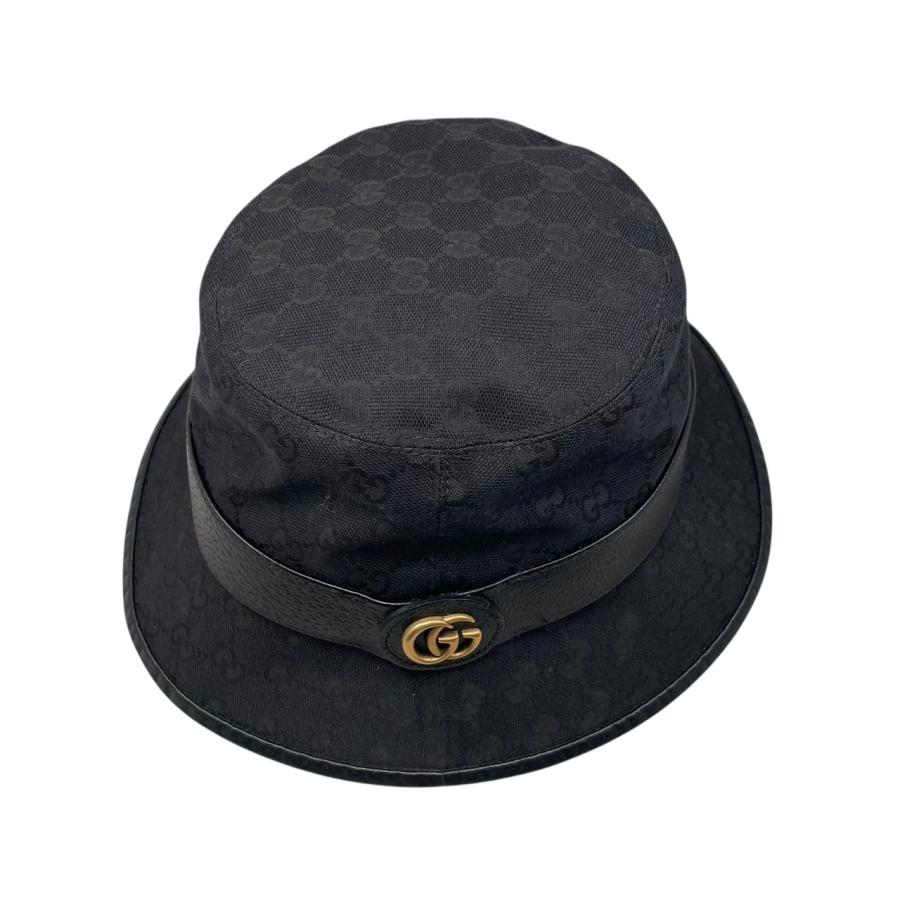 GUCCI（グッチ） 帽子 GGキャンバス バケットハット 576587 Lサイズ