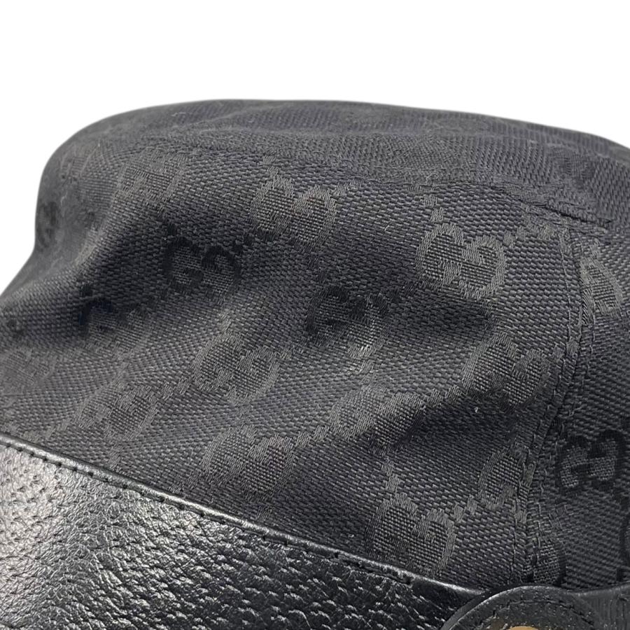 GUCCI（グッチ） 帽子 GGキャンバス バケットハット 576587 Lサイズ