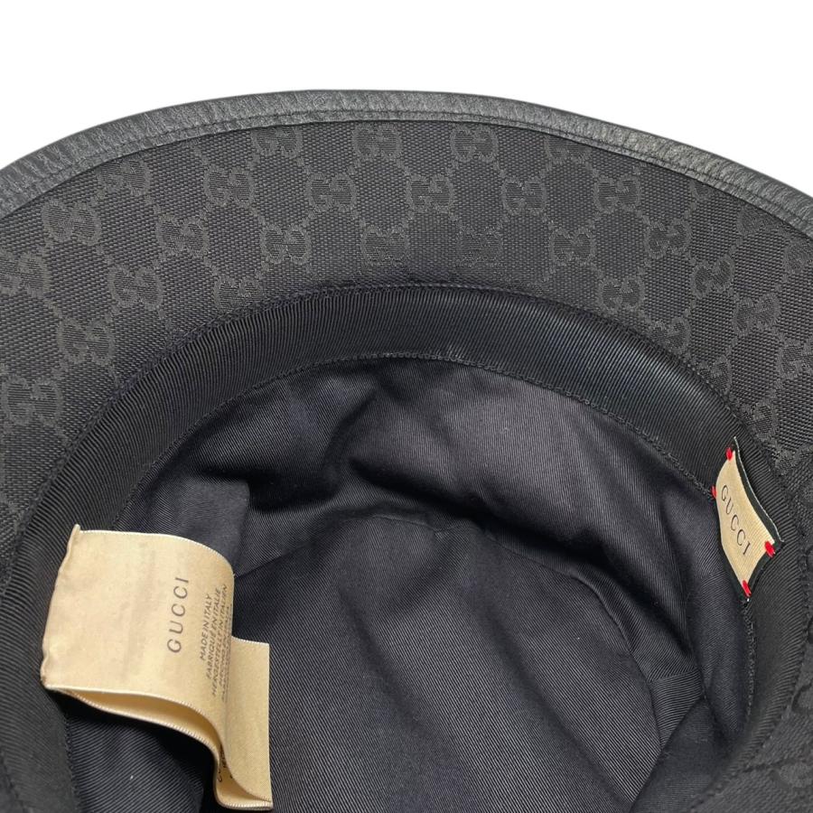 GUCCI（グッチ） 帽子 GGキャンバス バケットハット 576587 Lサイズ