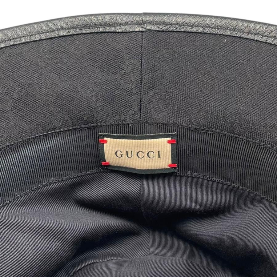 GUCCI（グッチ） 帽子 GGキャンバス バケットハット 576587 Lサイズ